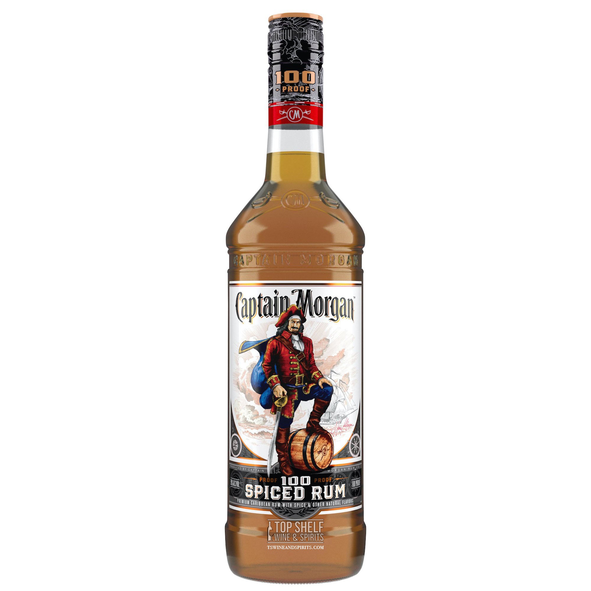 Captain Morgan 100 Proof Spiced Rum