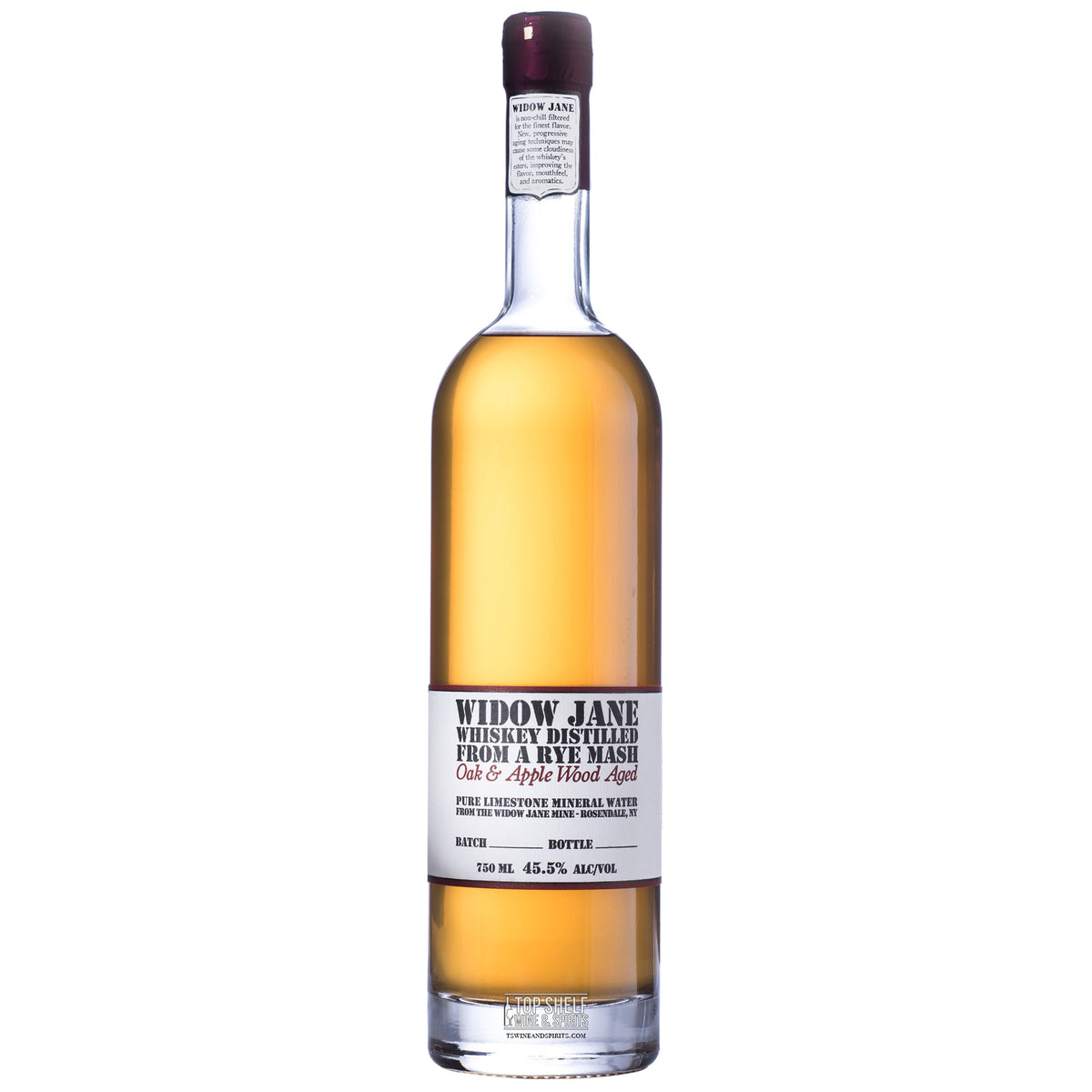Widow Jane Oak & Apple Wood Aged Rye