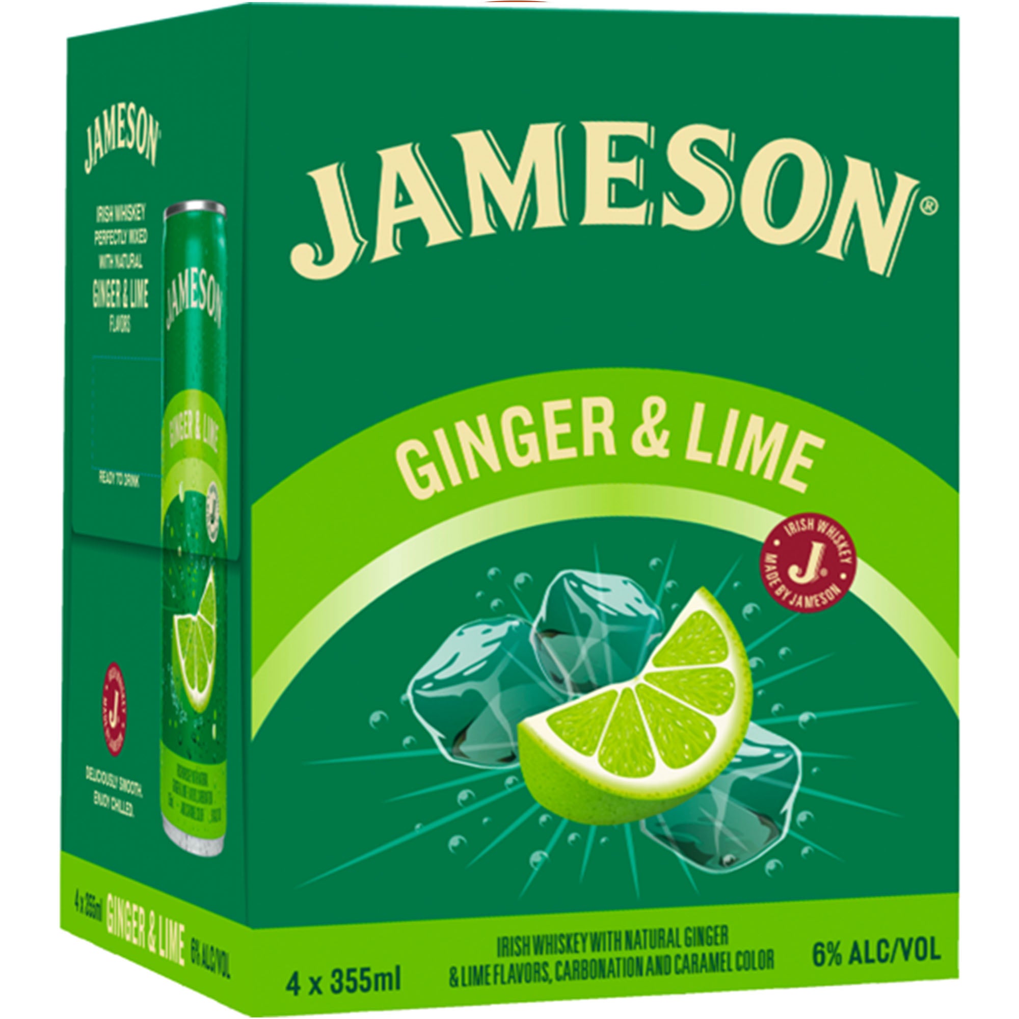Jameson Ginger & Lime 4-Pack Cans