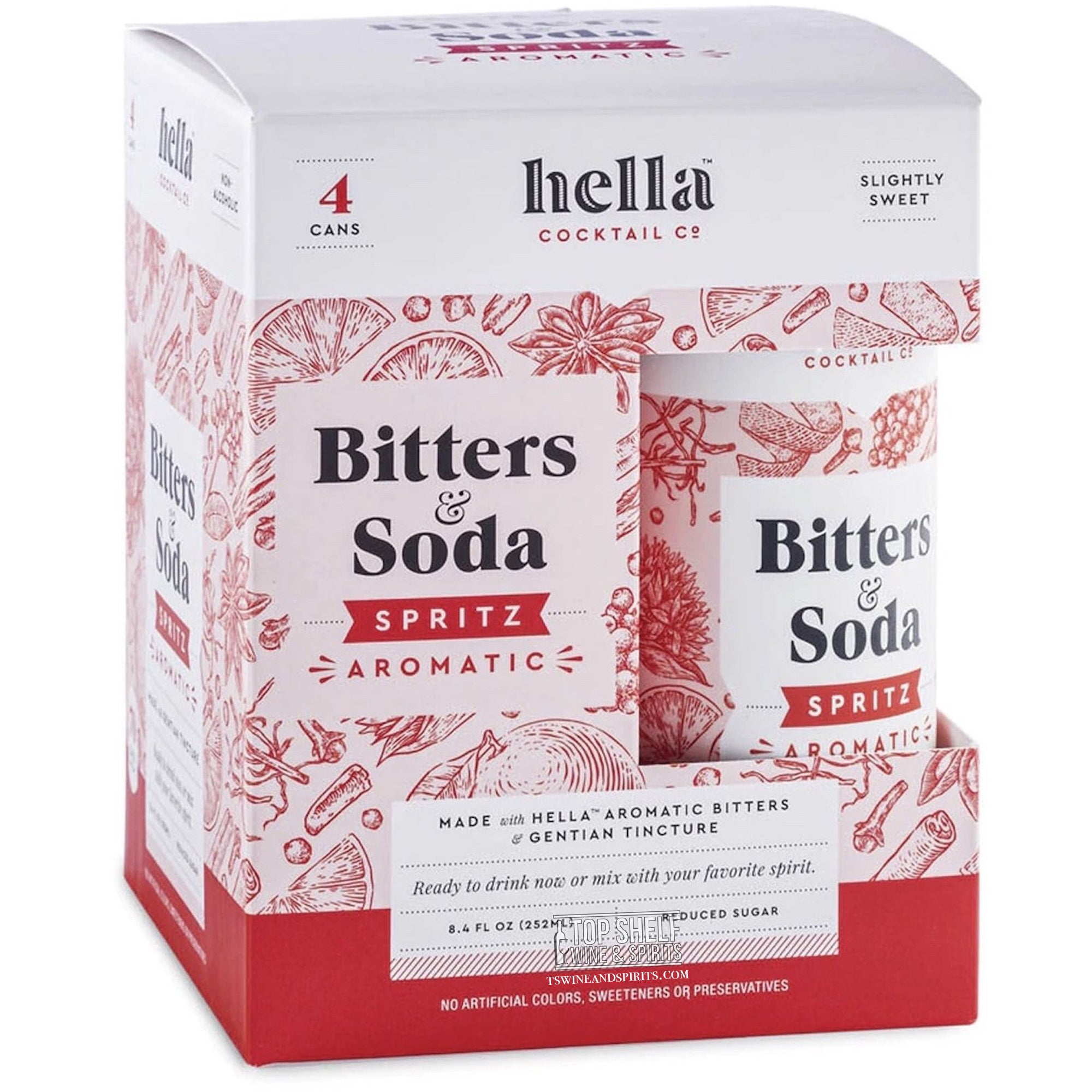 Hella Bitters & Soda Spritz Aromatic 4 pack Cans