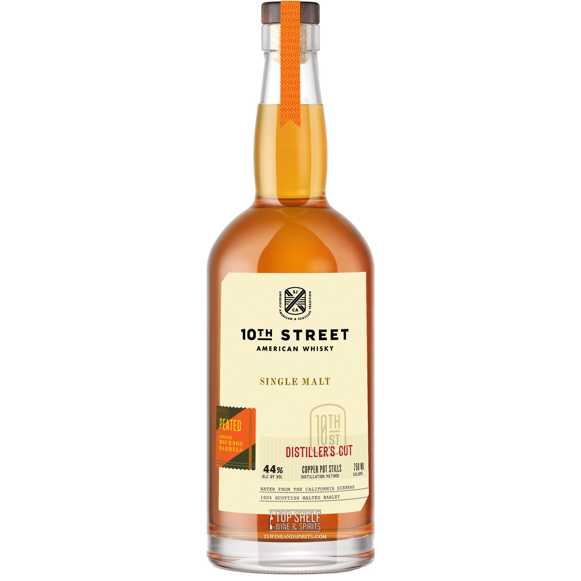 10th Street Distiller's Cut Single Malt Whiskey