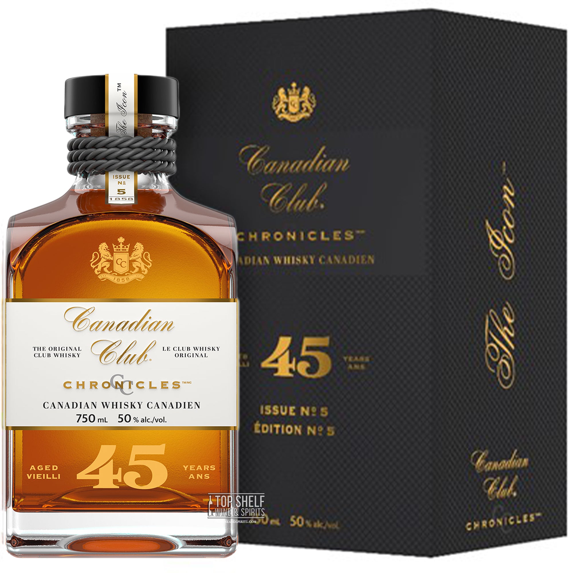 Canadian Club “The Icon” Chronicles 45 Year Old Canadian Whiskey