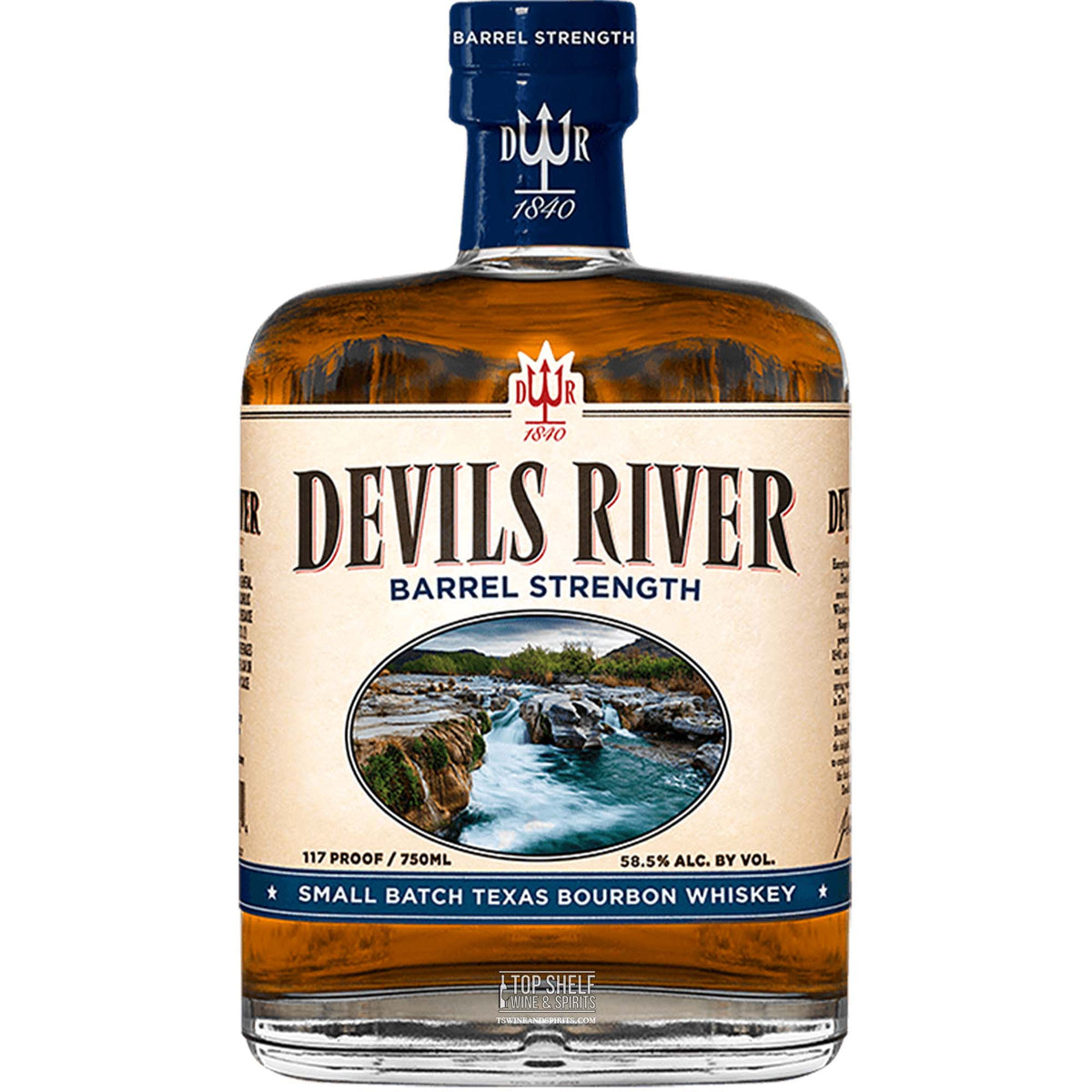 Devils River Barrel Strength Bourbon Whiskey