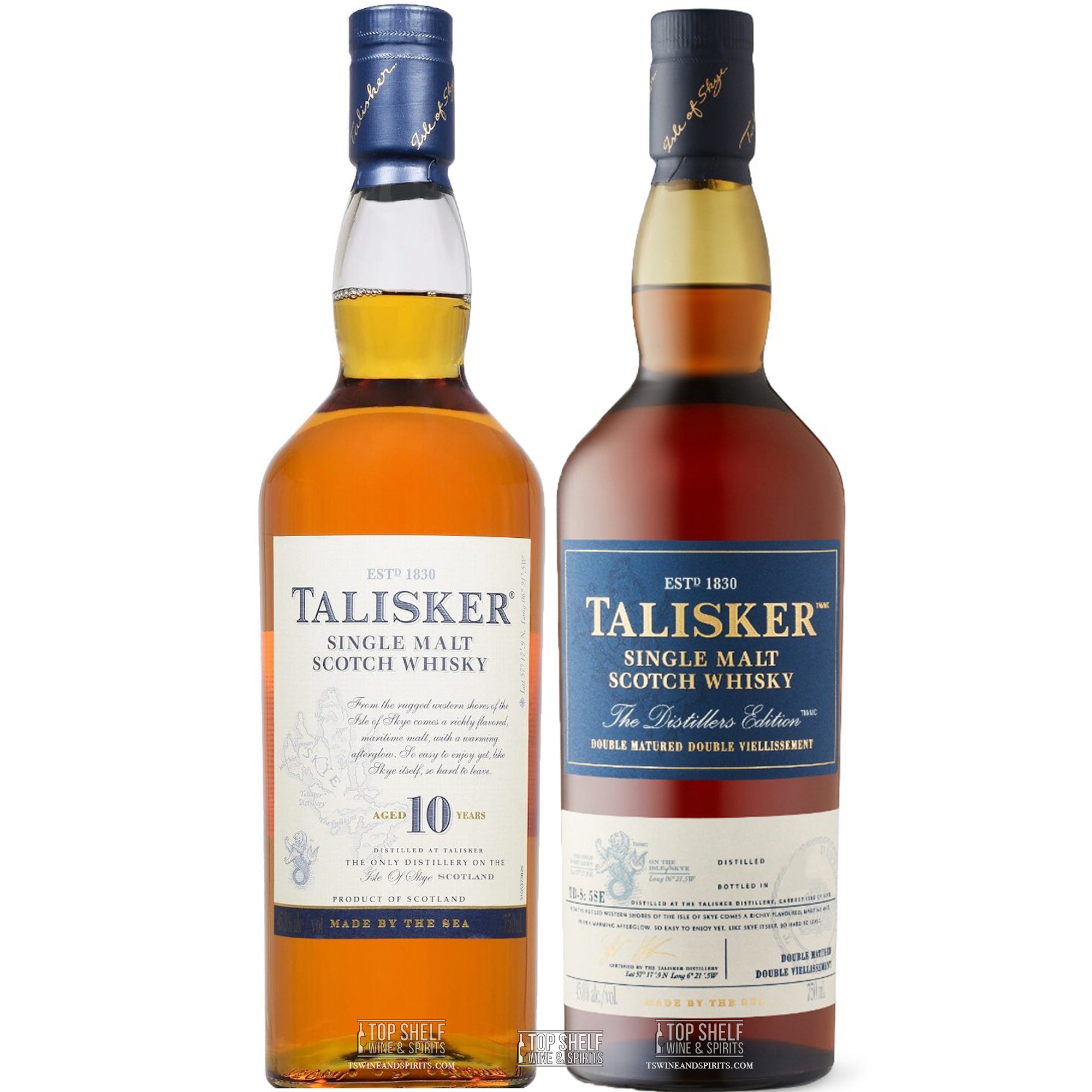 Talisker Single Malt Scotch Whisky Collection