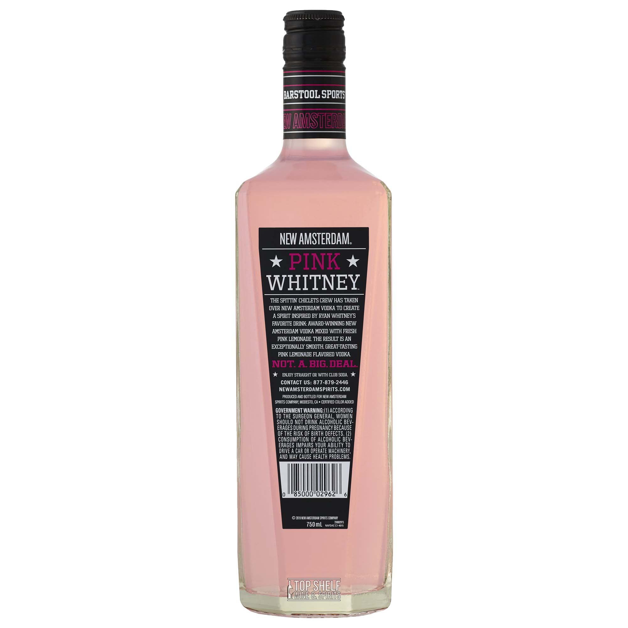 New Amsterdam Pink Whitney Vodka
