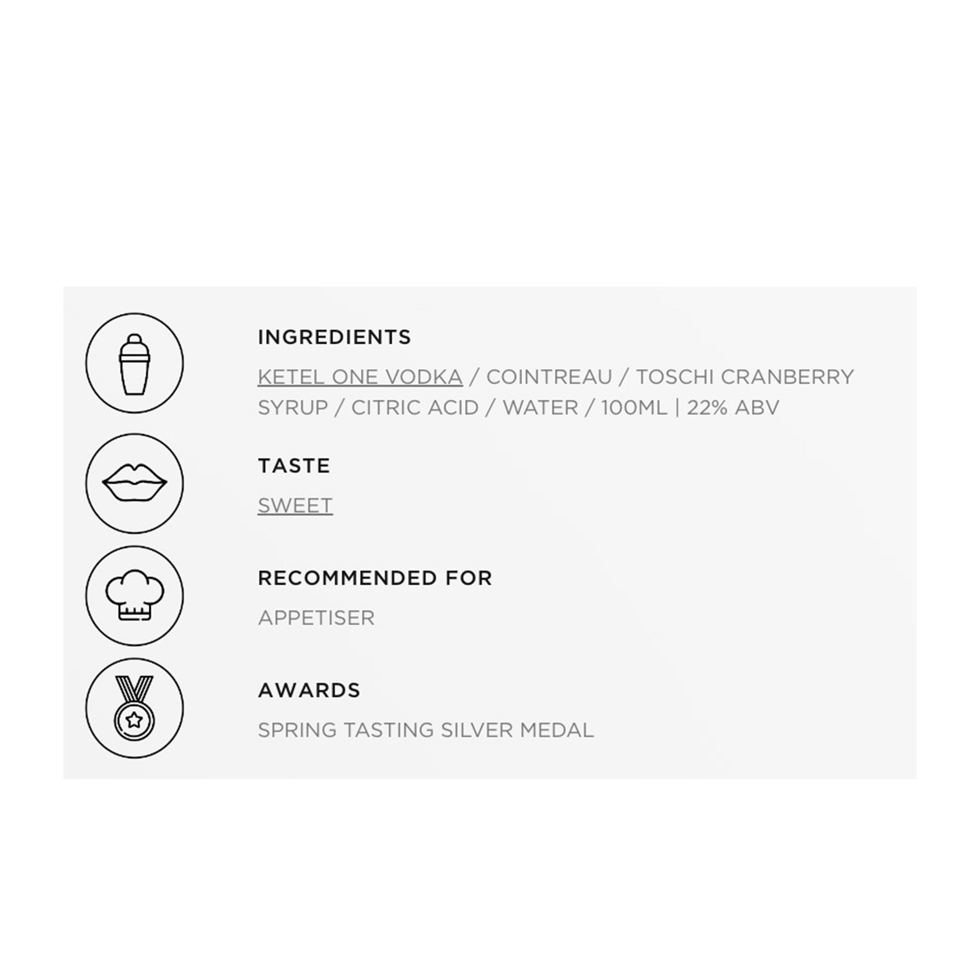 Nio Cosmopolitan Premixed Cocktail