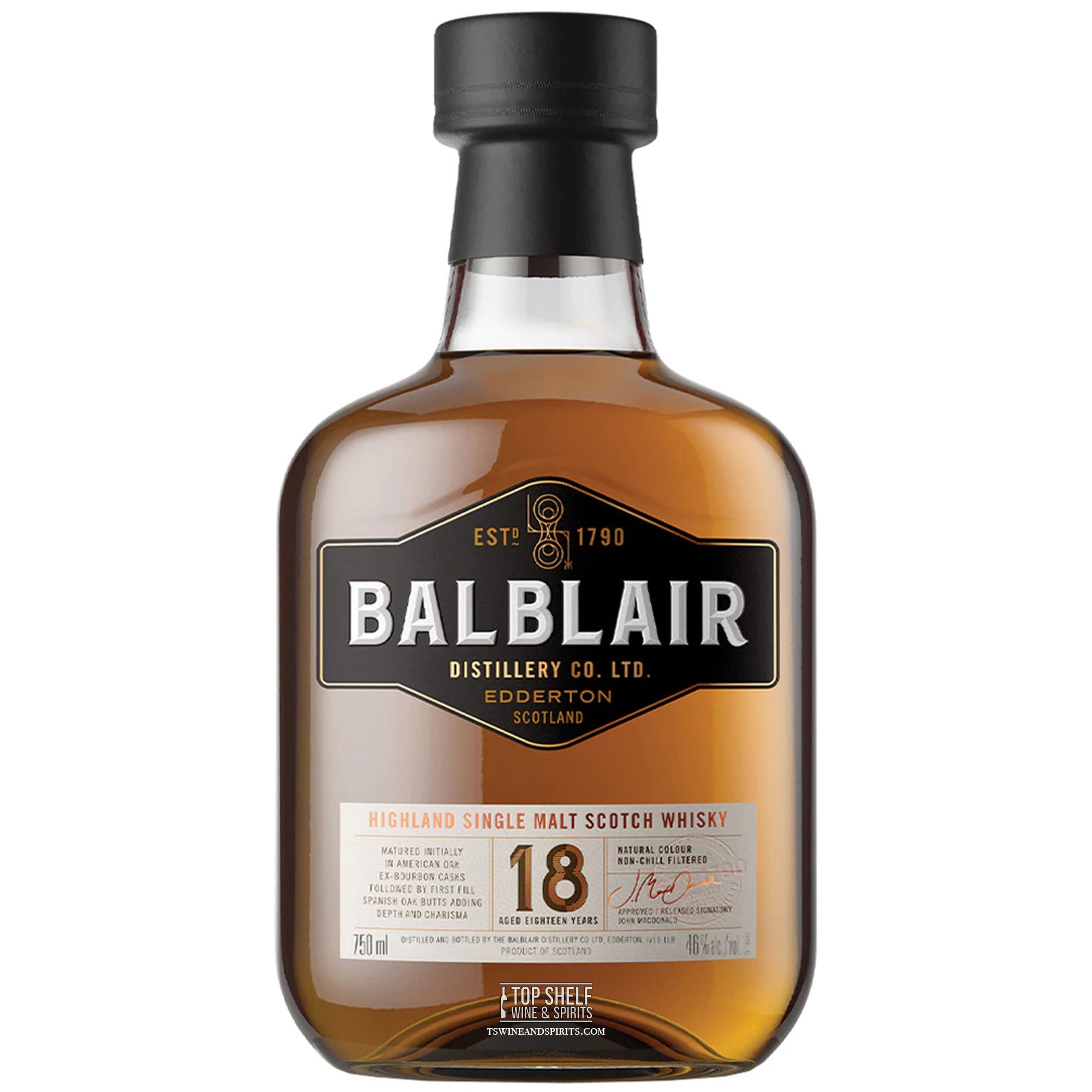 Balblair 18 Year Old Scotch Whisky