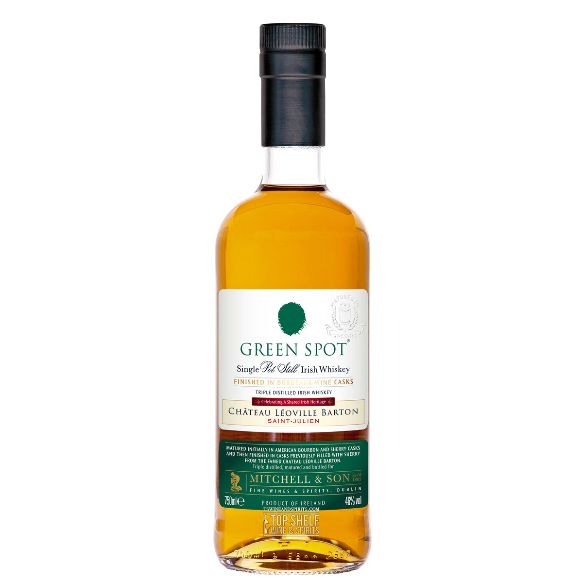 Green Spot Chateau Léoville Barton Bordeaux Cask Irish Whiskey