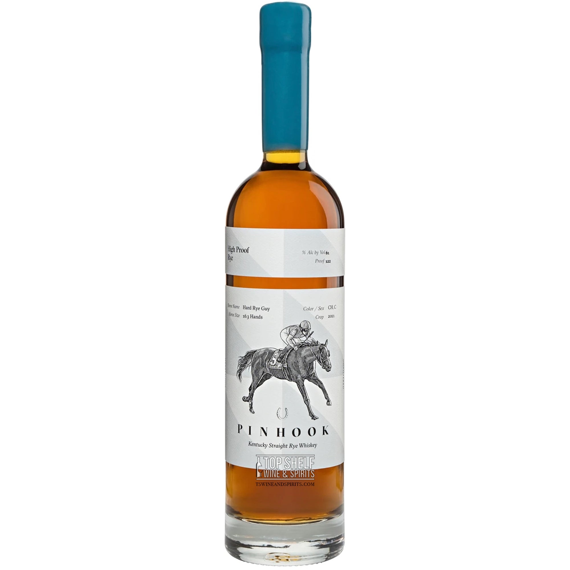 Pinhook High Proof Hard Rye Guy Strength Rye Whiskey