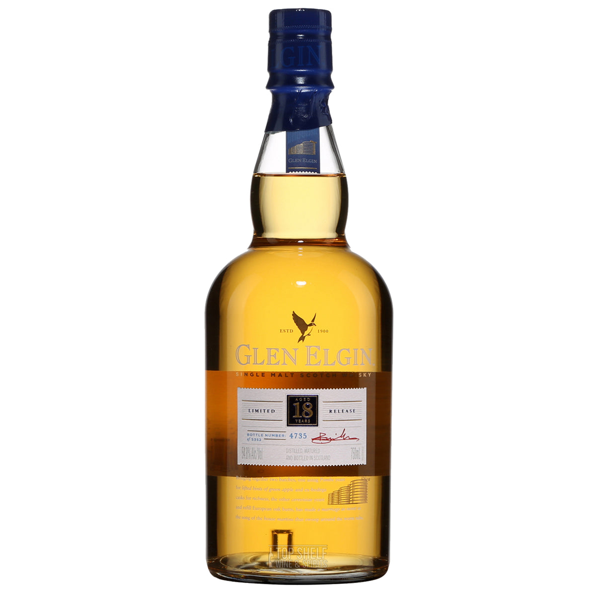 Glen Elgin 18 Year Old Single Malt Scotch