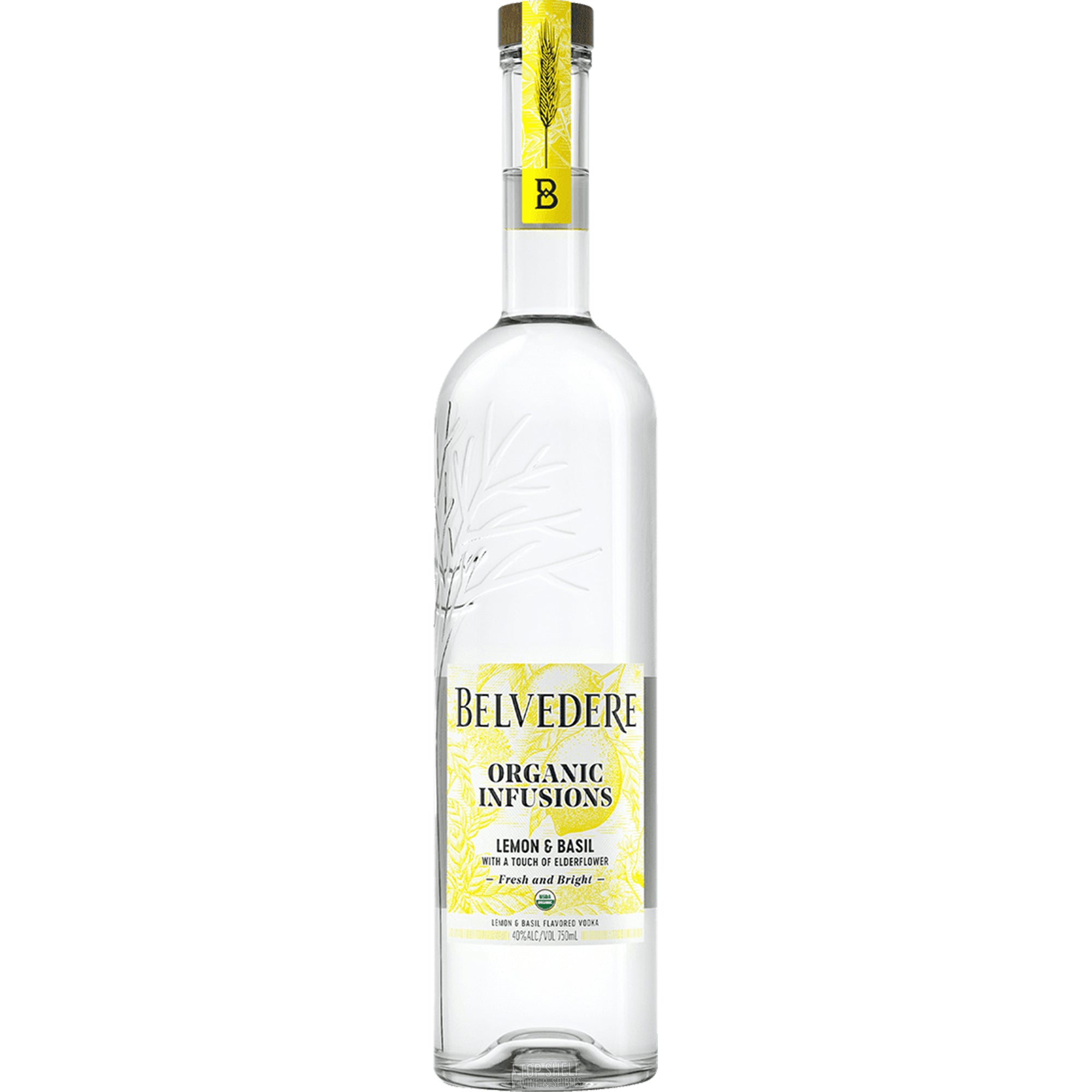Order Belvedere Organic Infusions Lemon & Basil Vodka