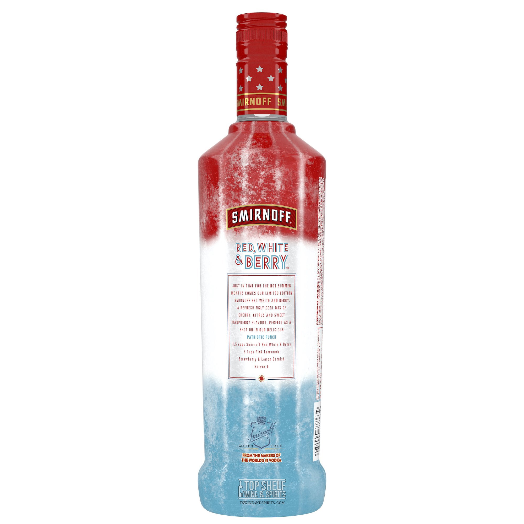 Smirnoff Red, White, and Berry Vodka