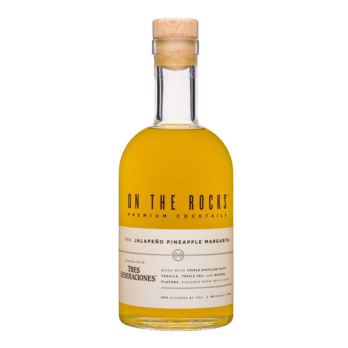 On The Rocks The Jalapeño Pineapple Margarita 375ml