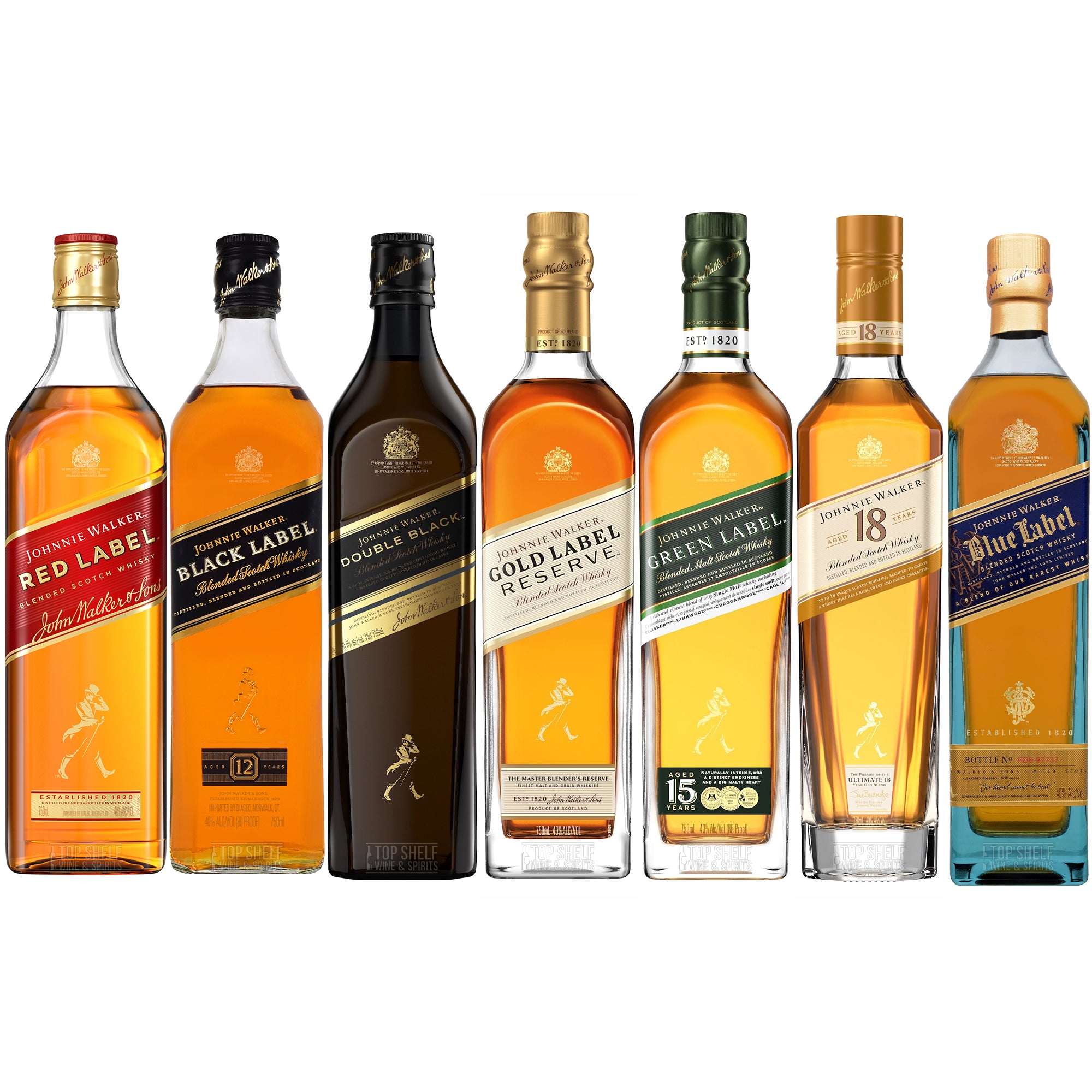 Johnnie Walker Collection Pack Scotch Whisky
