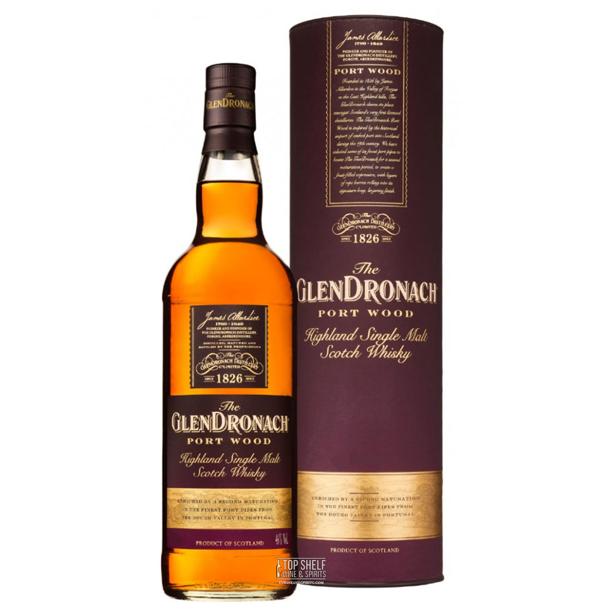 The GlenDronach Port Wood Scotch