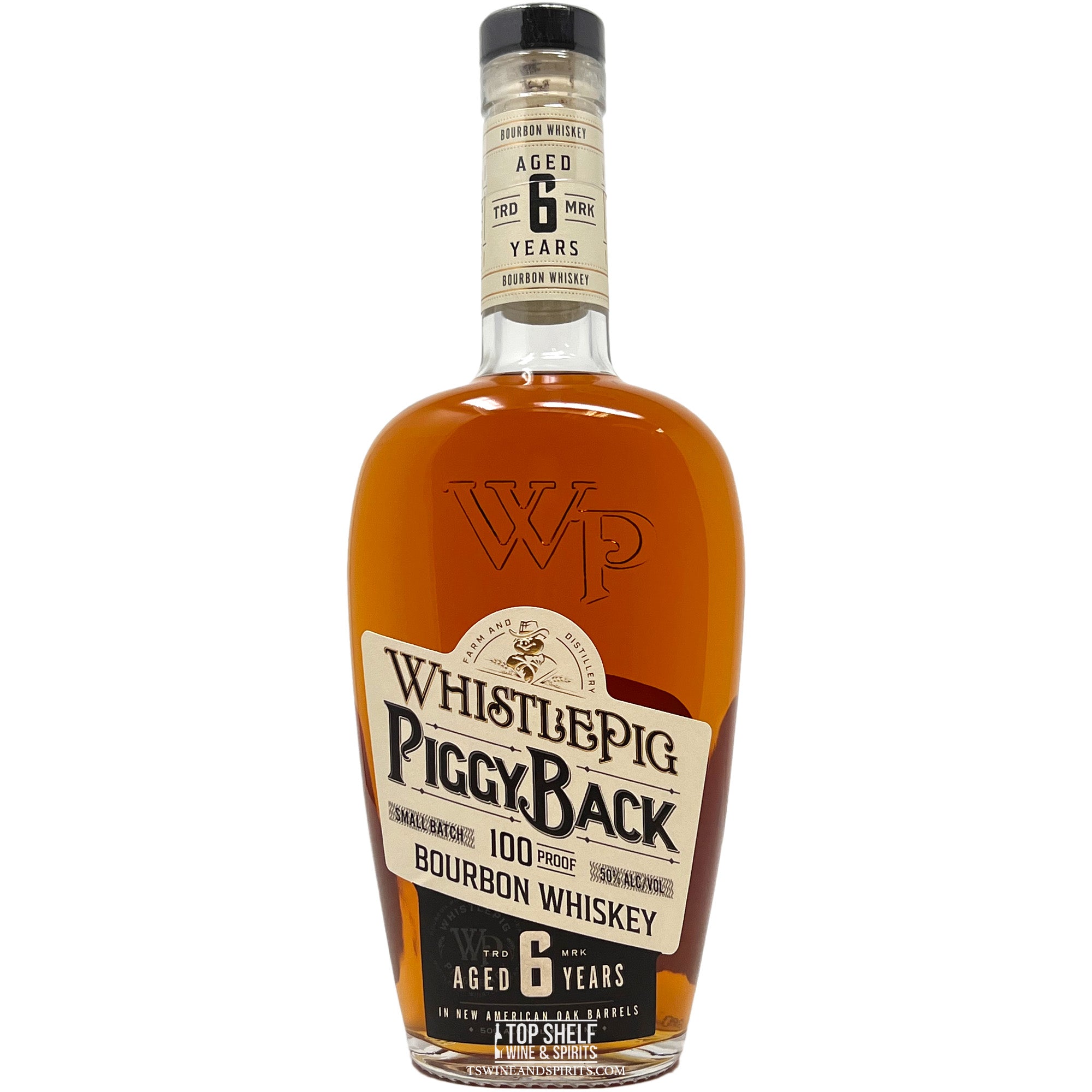 WhistlePig Piggyback 6 Year Old Bourbon Top Shelf Wine and Spirits