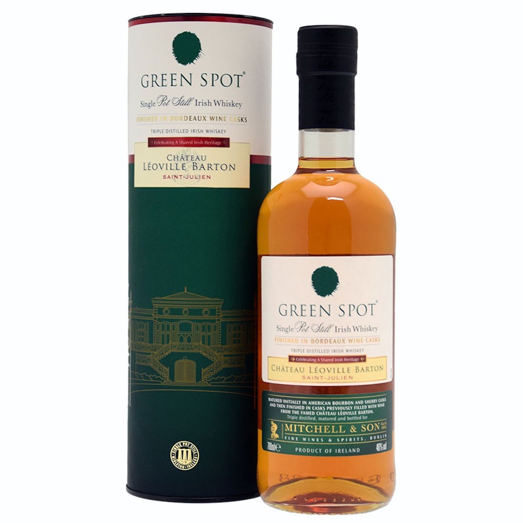 Green Spot Chateau Léoville Barton Bordeaux Cask Irish Whiskey