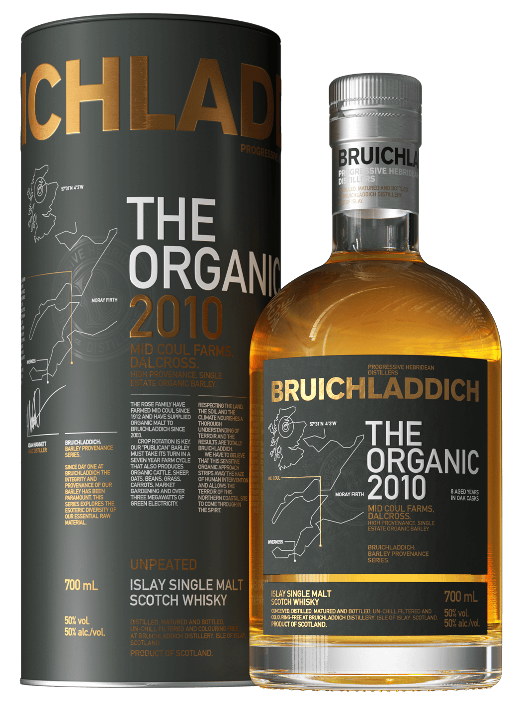 Bruichladdich The Organic 2010 Unpeated Single Malt Scotch