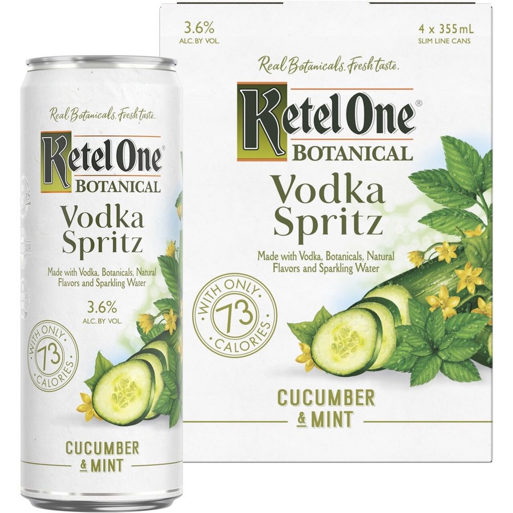 Ketel One Vodka Spritz Cucumber & Mint (4 Pack)