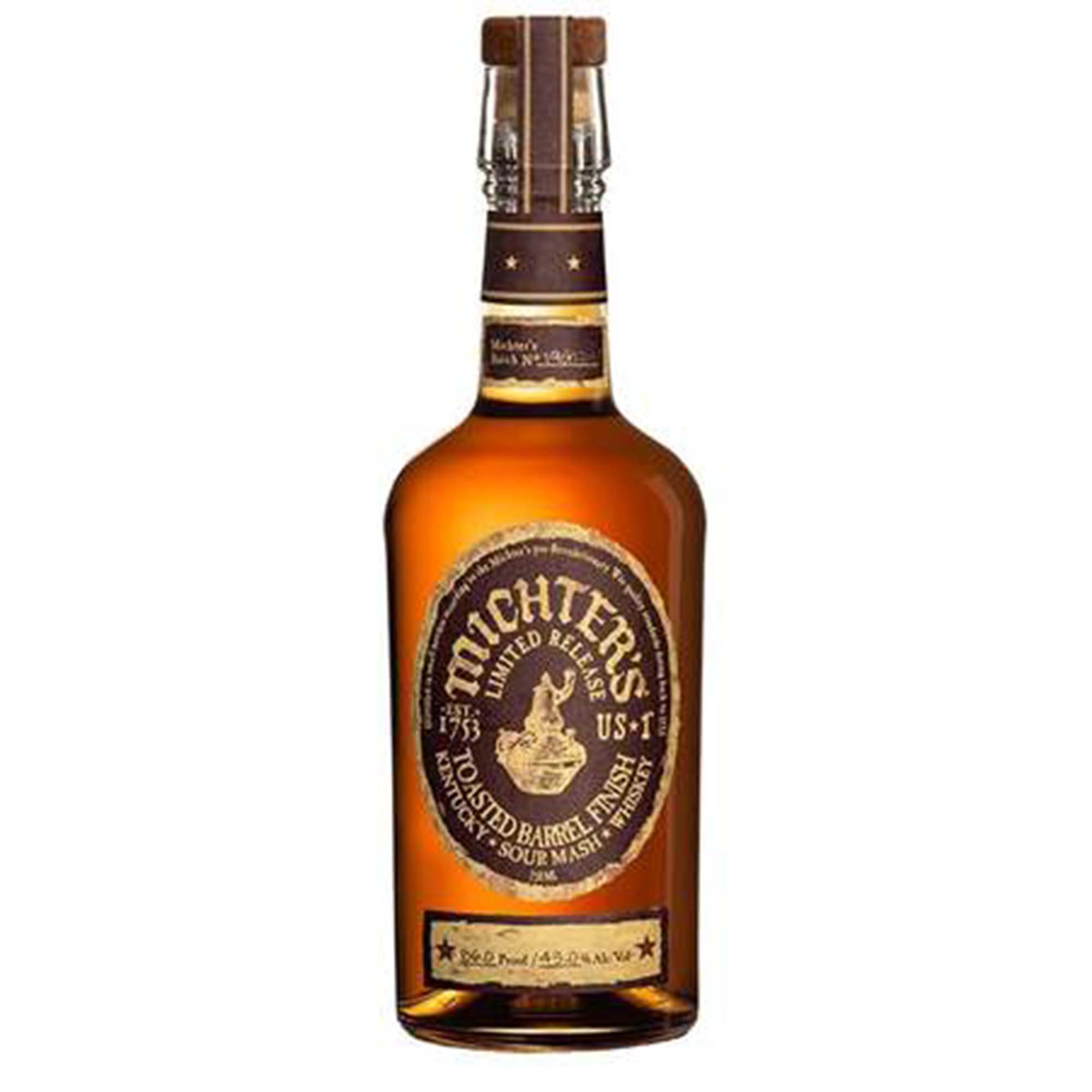 Michter's Toasted Barrel Finish Sour Mash Whiskey Batch 22G2245