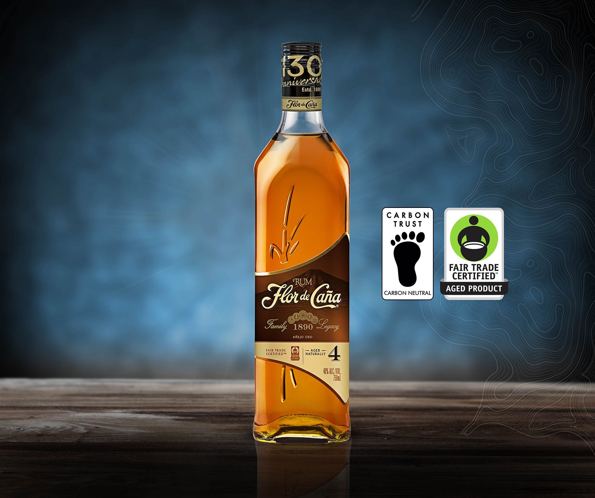 Flor De Caña 4 Añejo Oro