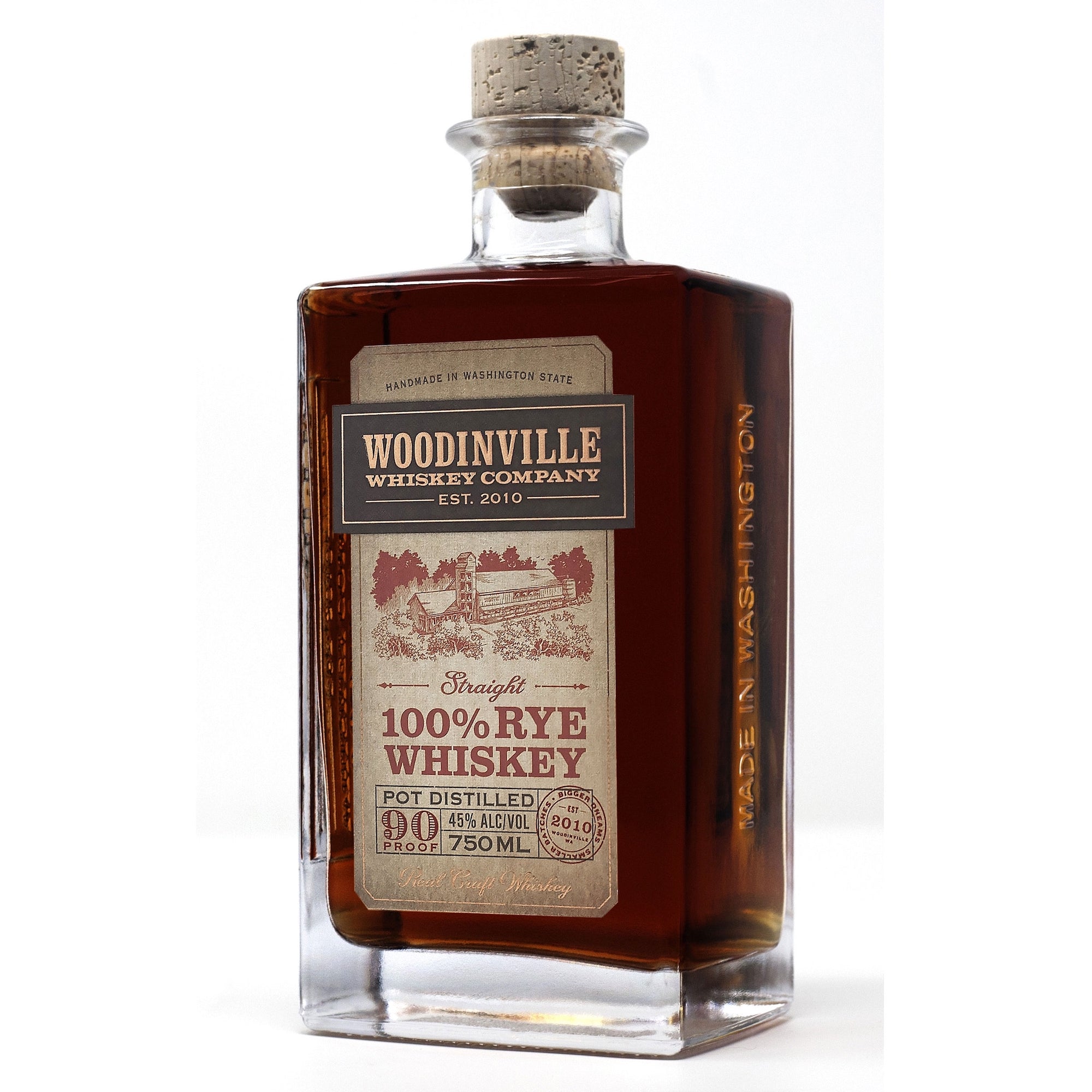 Woodinville Straight 100% Rye Whiskey