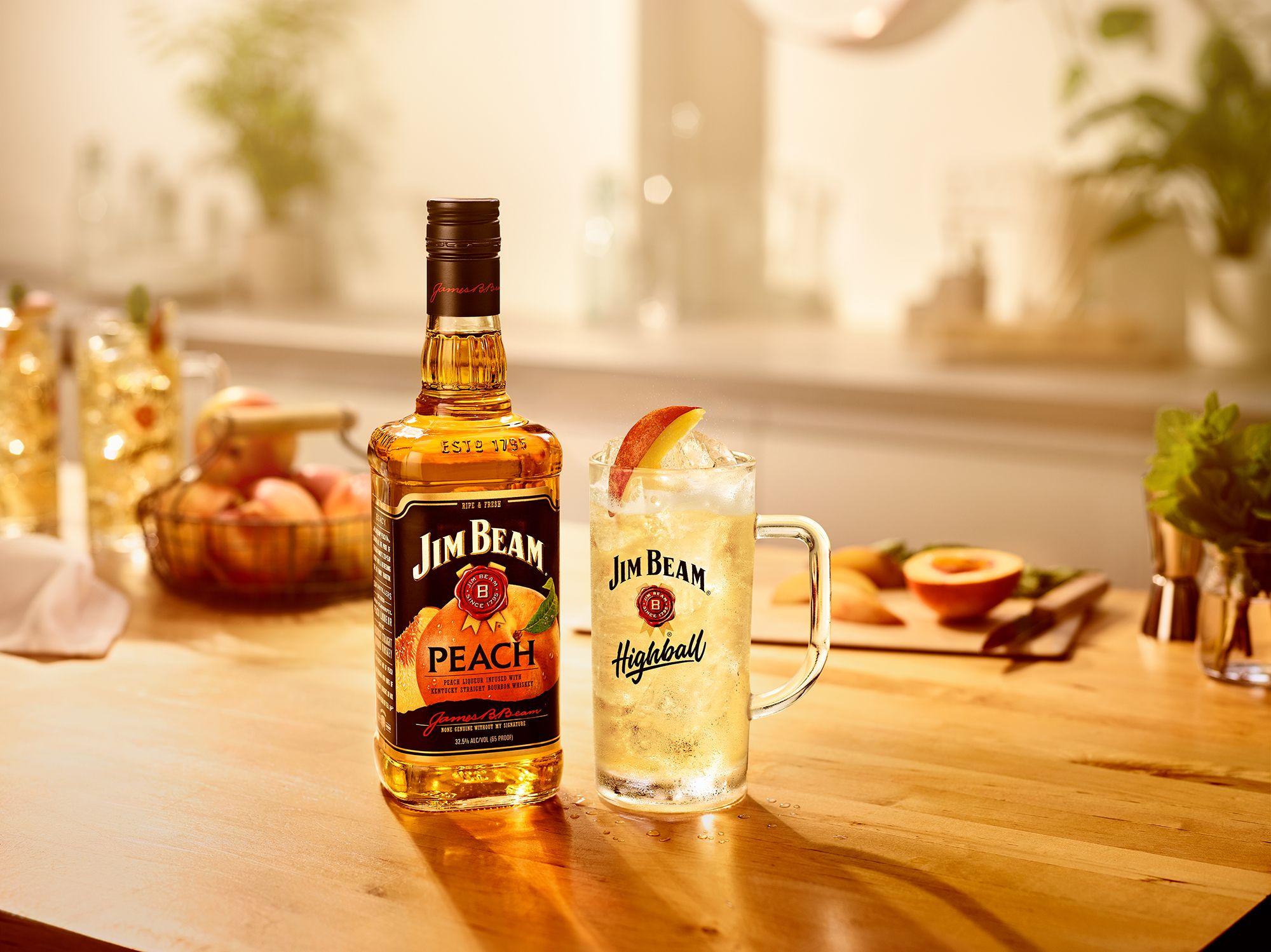 Jim Beam Peach Bourbon Whiskey