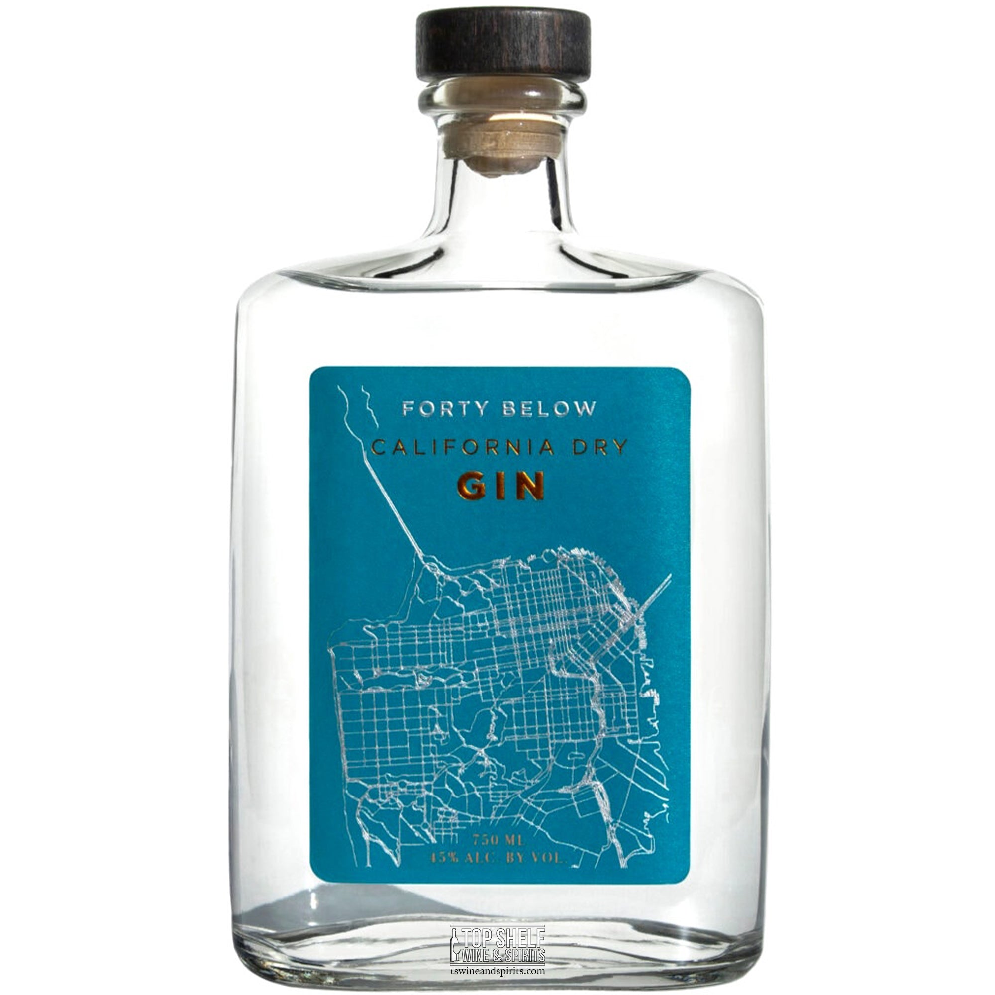 Order Forty 40 Below California Dry Gin | 750ml