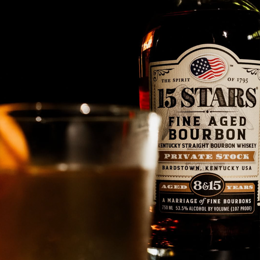15 Stars Private Stock 8 &1 5 Year Bourbon