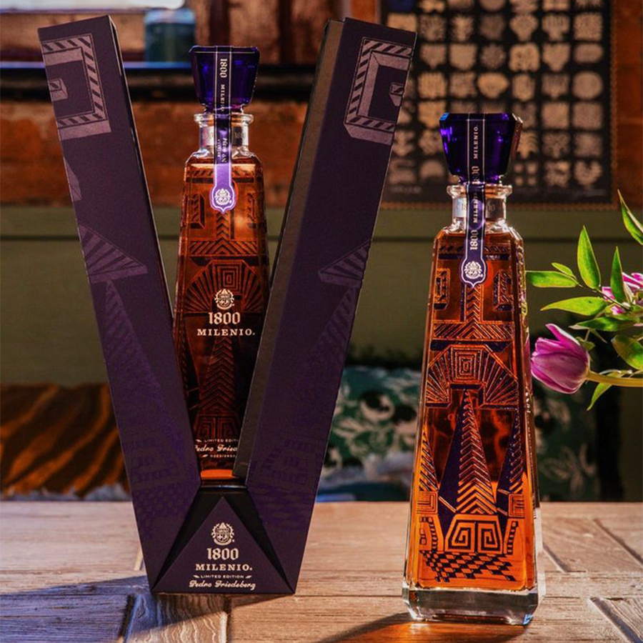 1800 Milenio Artists Series X Pedro Friedeberg Extra Añejo Tequila