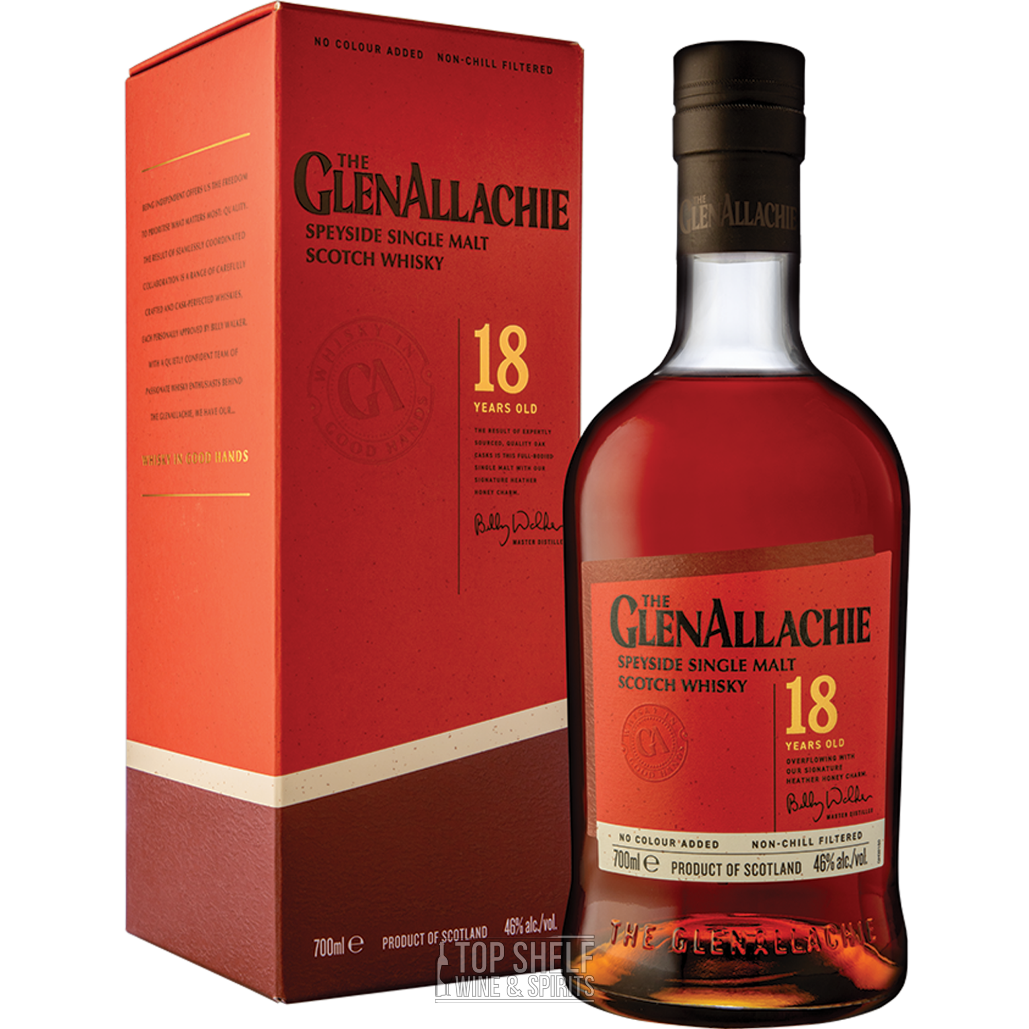 GlenAllachie 18 Year Single Malt Scotch