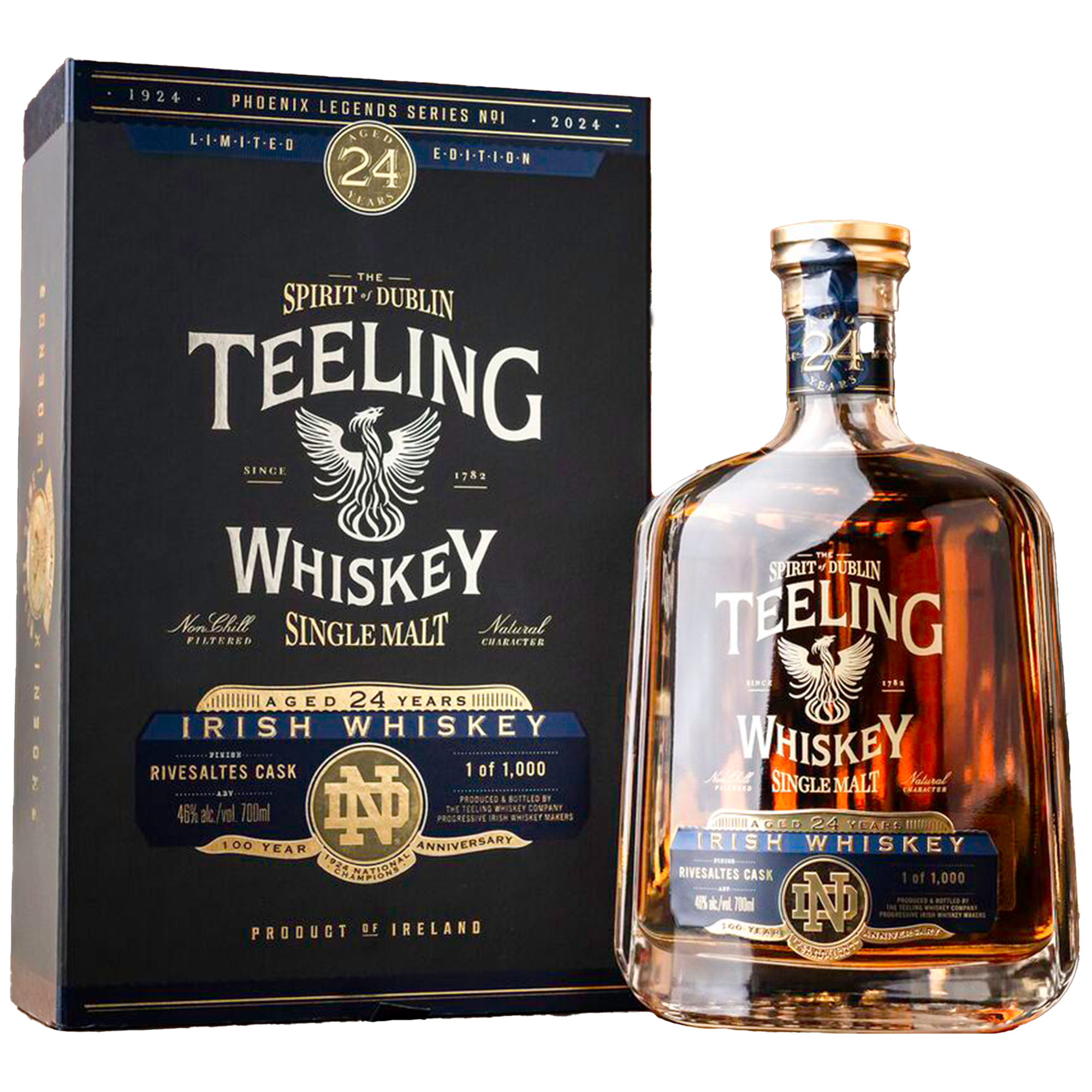 Teeling Phoenix Legends Edition No. 1 Anniversary 24 Year Irish Whiskey