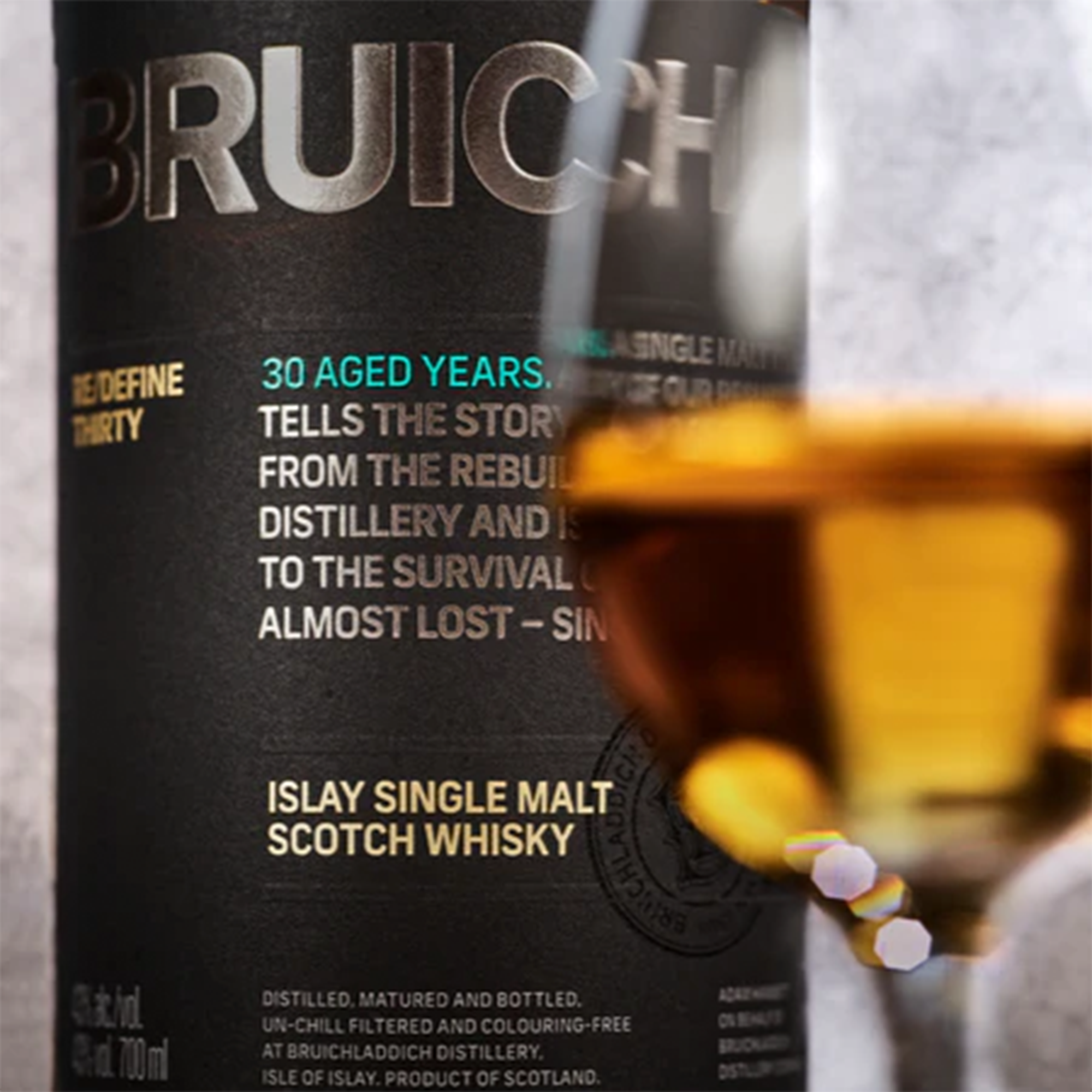 Bruichladdich 30 Year RE/Define Islay Single Malt Scotch