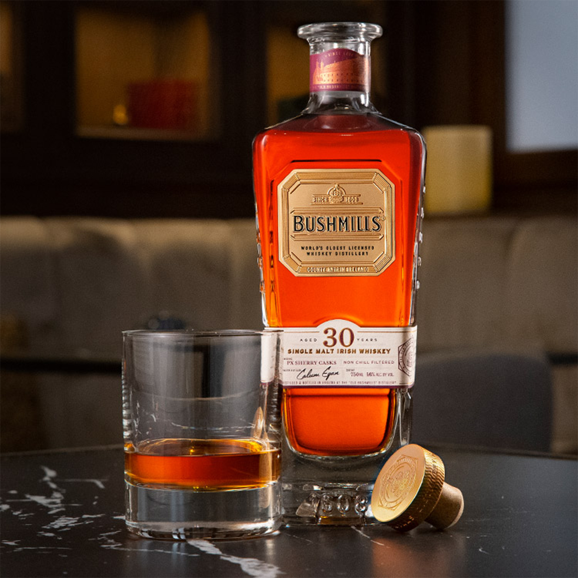 Bushmill's 30 Year Irish Single Malt Whiskey