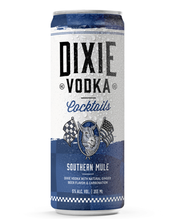 Dixie Vodka Cocktails Southern Mule (4 Pack Cans)