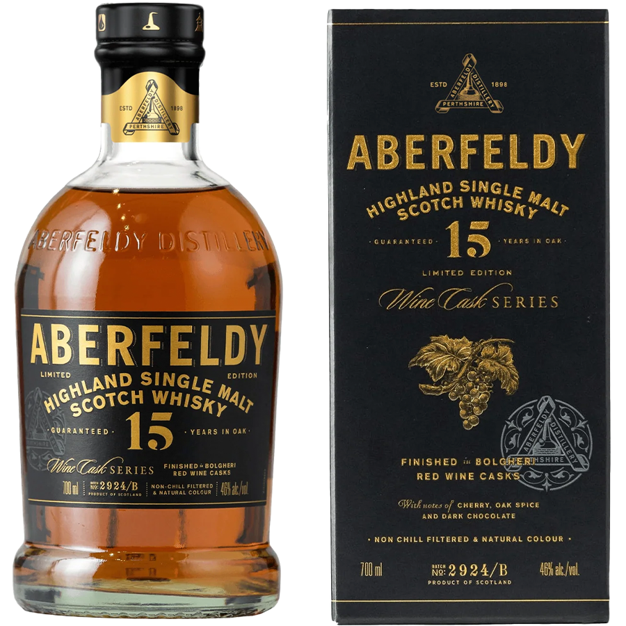 Aberfeldy 15 Year Bolgheri Red Wine Finish (Limited Edition)