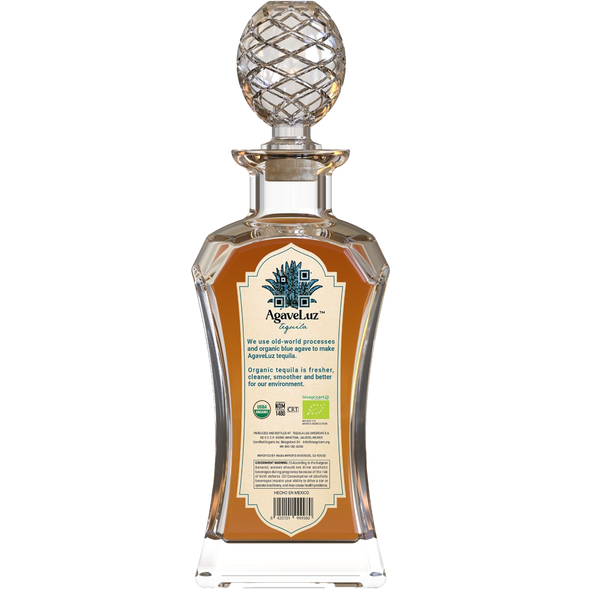 Agaveluz Organic Valentina Edition Añejo Tequila 700ml