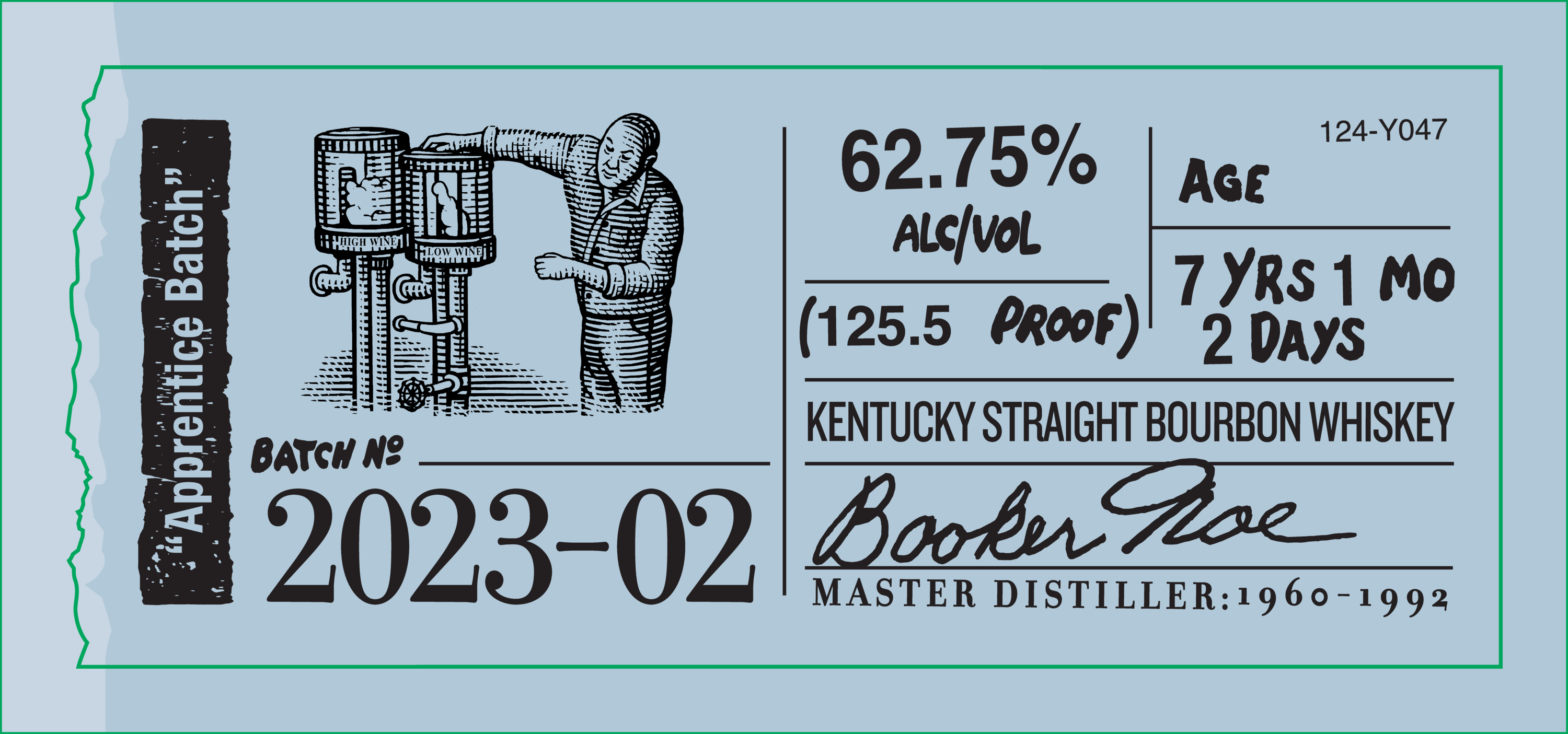 Booker's 2023-02 "Apprentice Batch" Bourbon