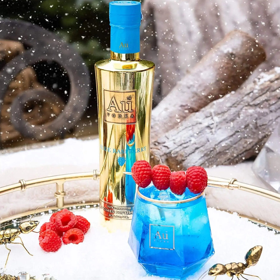 Au Blue Raspberry Vodka
