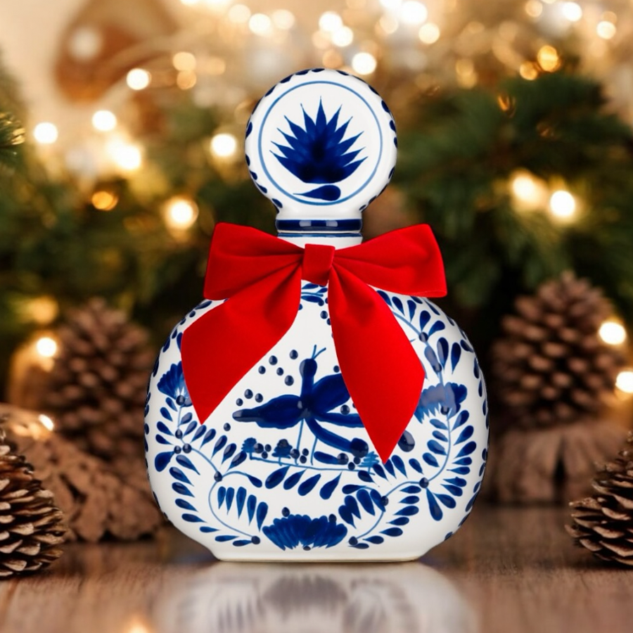 Azulejos Talavera Añejo Tequila (Blue/White)