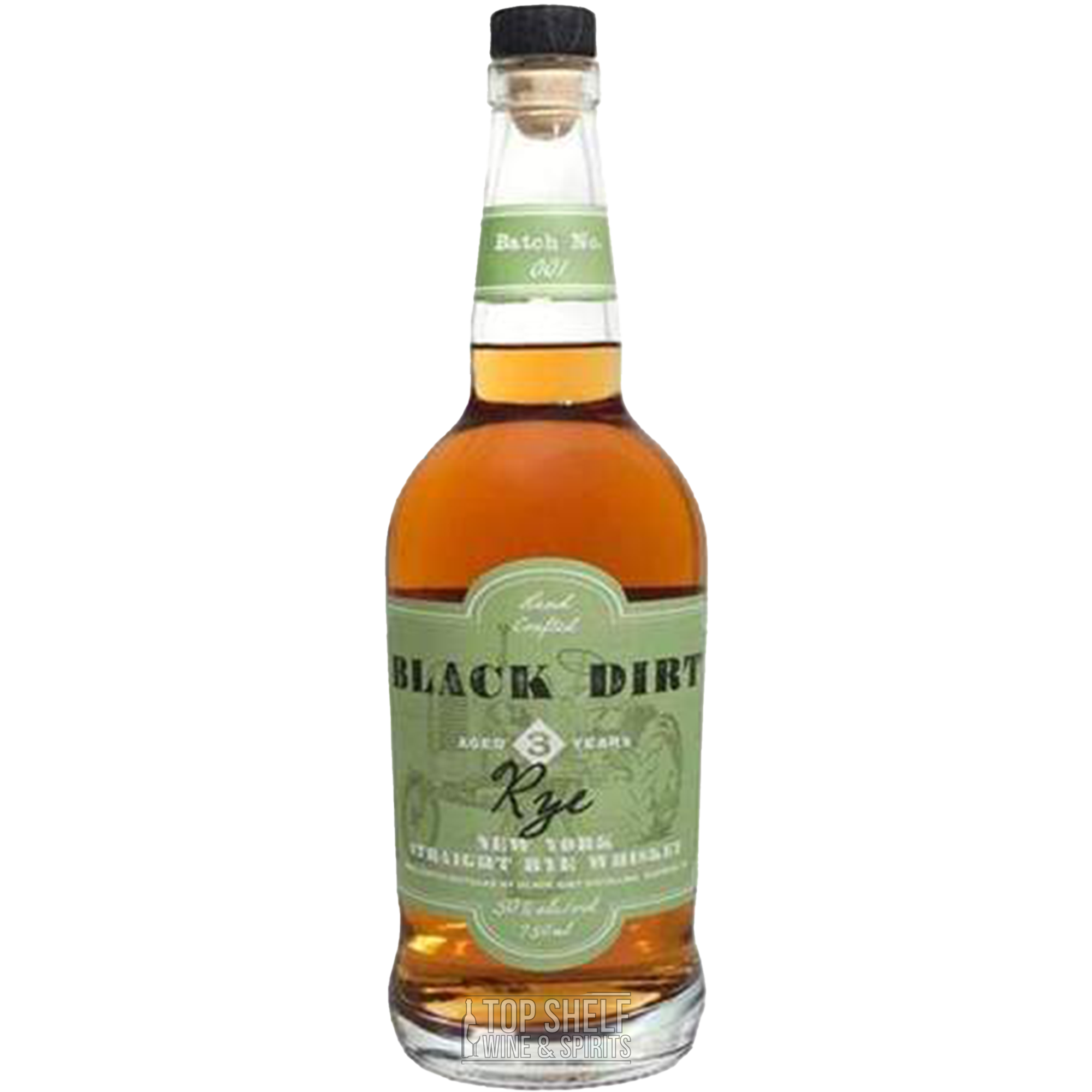 Black Dirt Rye 3 Year Whiskey