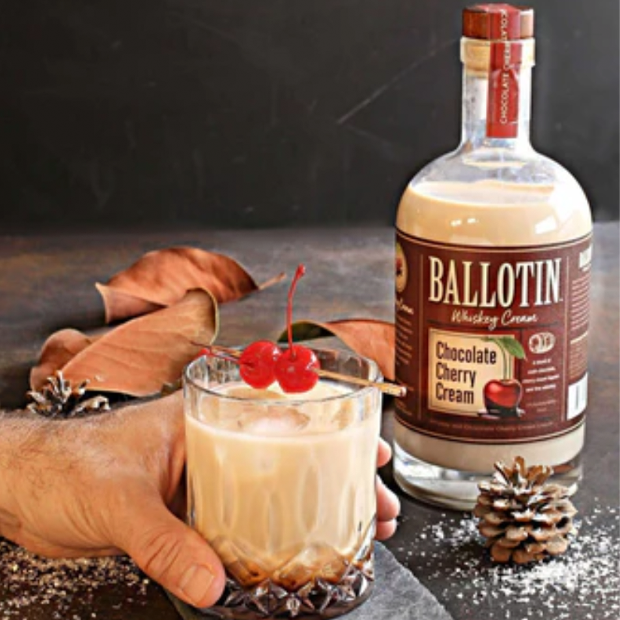 Ballotin Bourbon Ball Chocolate Flavored Whiskey