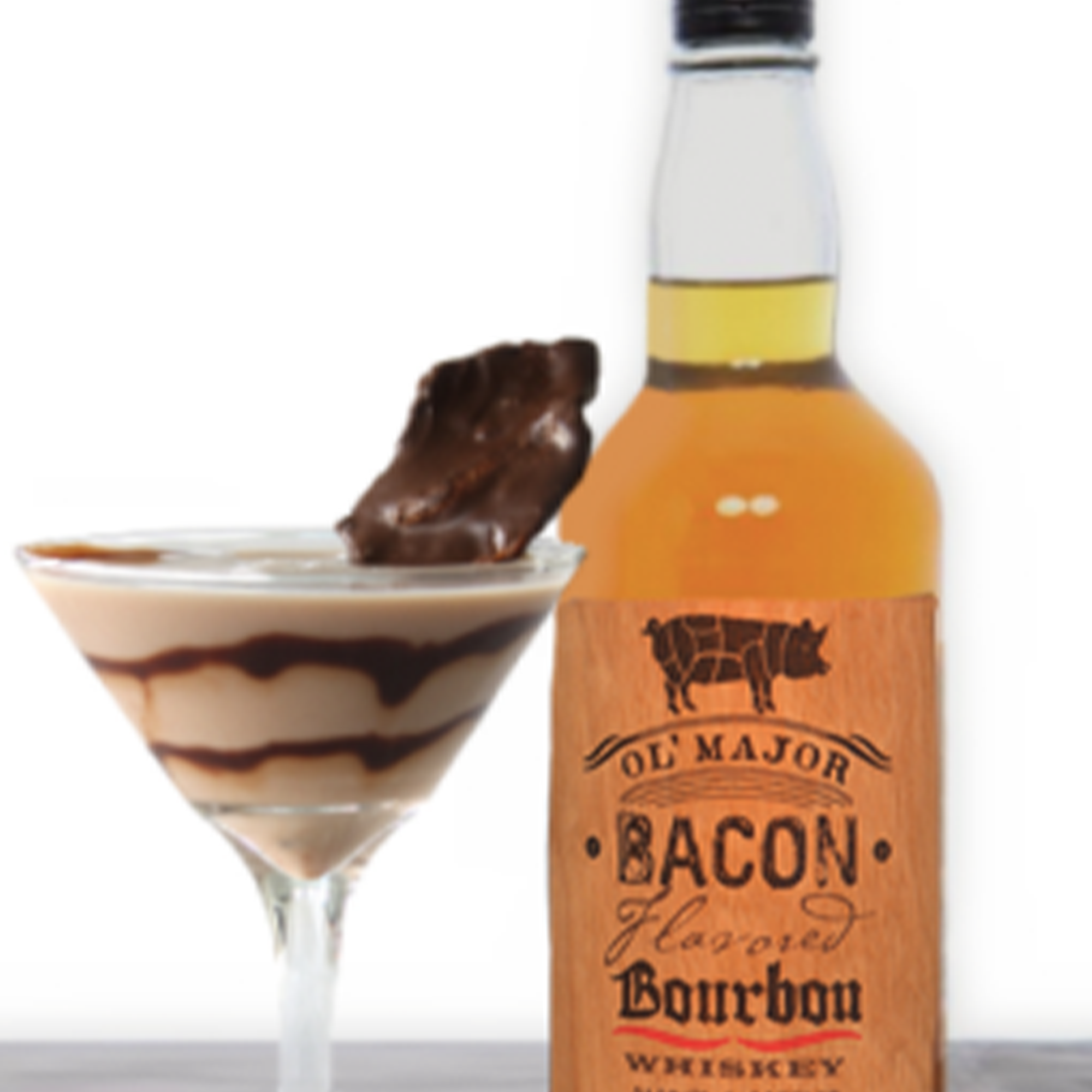 Ol' Major Bacon Flavored Bourbon