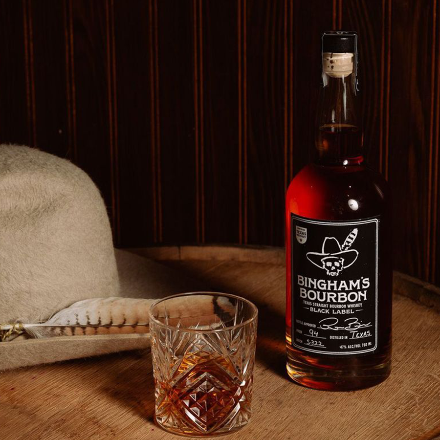 Bingham’s Black Texas Straight Bourbon Whiskey