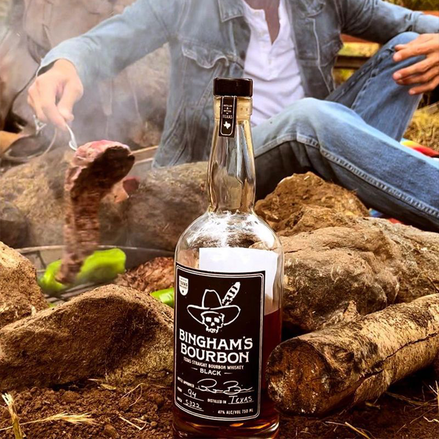 Bingham’s Black Texas Straight Bourbon Whiskey