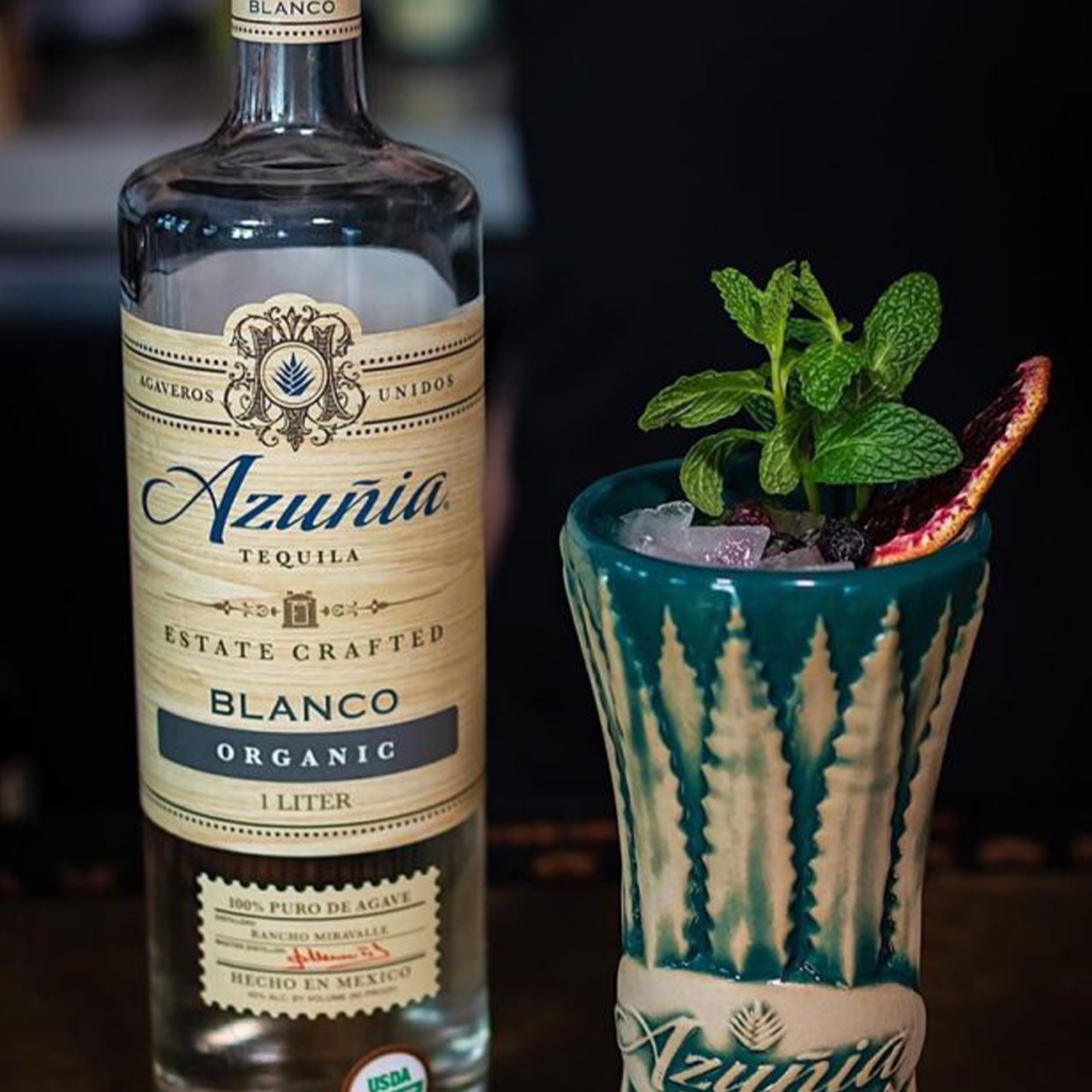 Azunia Organic Blanco Tequila