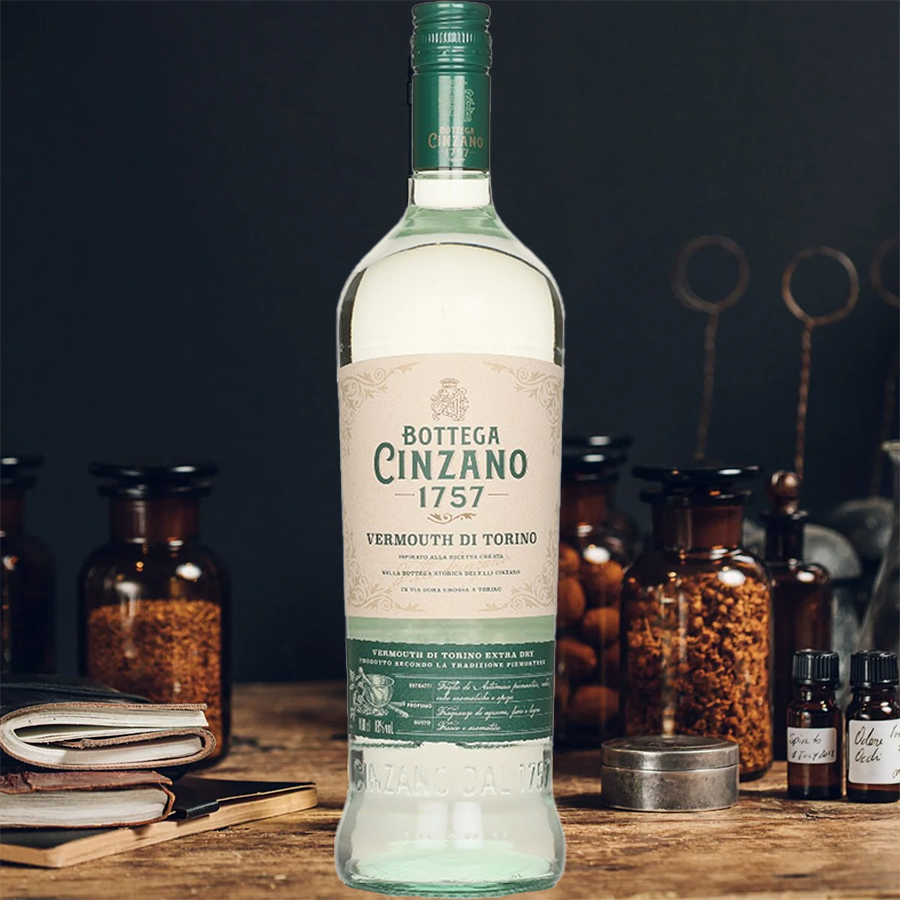 Bottega Cinzano 1757 Extra Dry Vermouth 1L | Delivery & Gifting