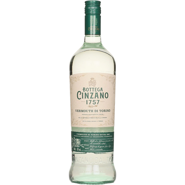 Bottega Cinzano 1757 Extra Dry Vermouth 1L | Delivery & Gifting