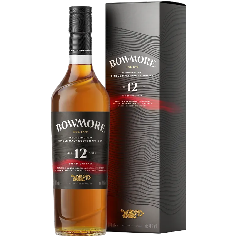 Bowmore 12 Year Sherry Oak Cask Scotch Whisky 700ml