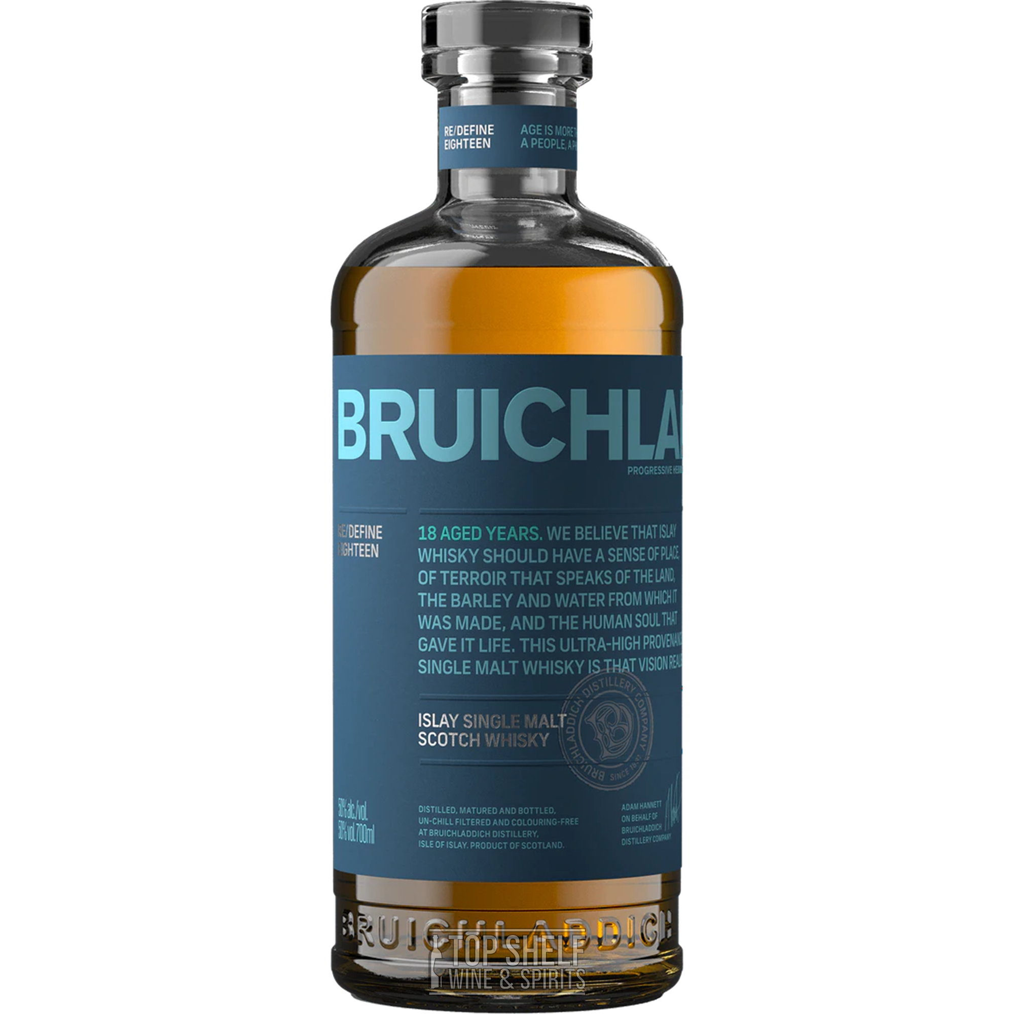 Bruichladdich 18 Year Scotch Whiskey